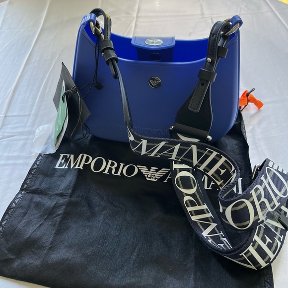 Emporio Armani Recycled Pvc Gummy Bag Shoulder Bag - Picture 9 of 9